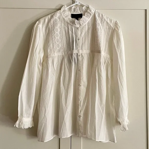 Nili Lotan Sarah Shirt - NWOT - Size M - Picture 8 of 9